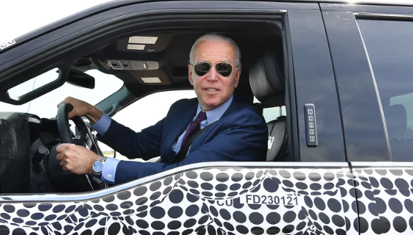 Joe Biden Ford Electric Truck