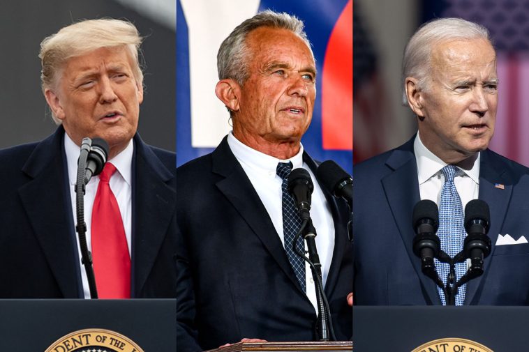 Donald Trump, Robert F. Kennedy Jr., Joe Biden