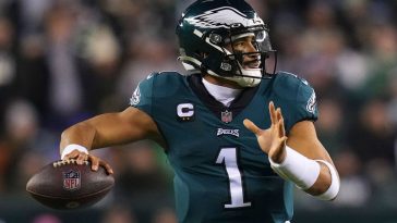 Jalen Hurts, quarterback for the Philadelphia Eagles