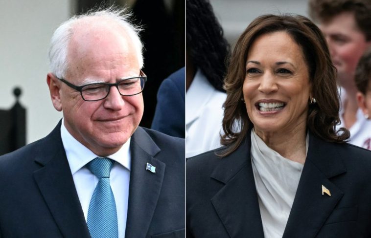 Kamala Harris Tim Walz