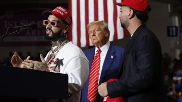 Anuel AA & Justin Quiles Rally Behind Trump