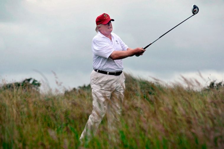 Trump Golfing