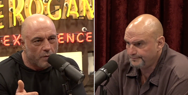 Joe Rogan and John Fetterman