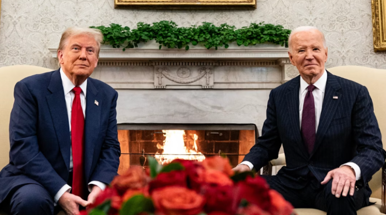 President Biden Hosts President-Elect Trump At The White House