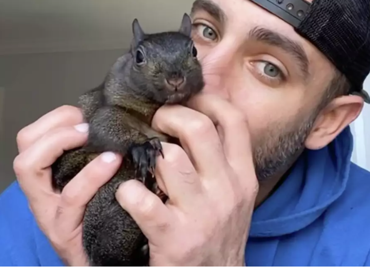 Mark Longo & Peanut The Squirrel