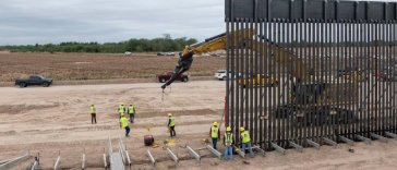 Border Wall Construction Site