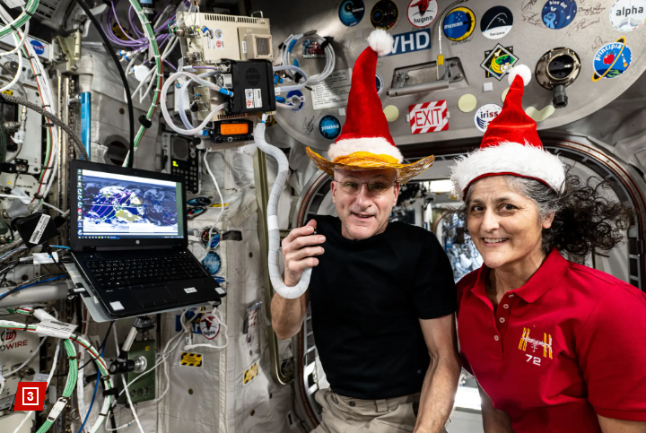 Astronauts Butch Wilmore and Suni Williams