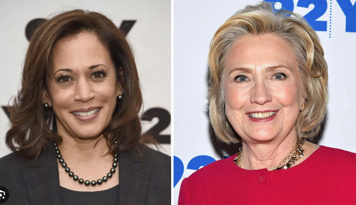 Kamala Harris, Hillary Clinton