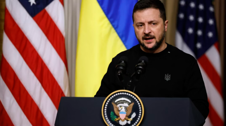 Ukrainian President Volodymyr Zelensky