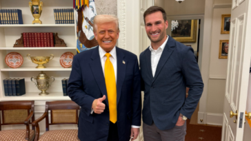 President Trump and Kirk Cousins