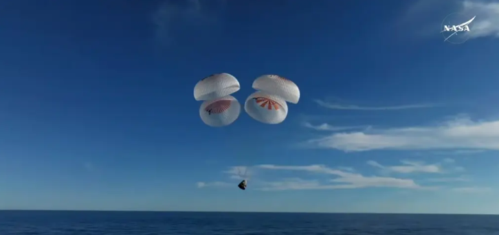 The SpaceX capsule returning to Earth with stranded astronauts Butch Wilmore and Suni Williams.